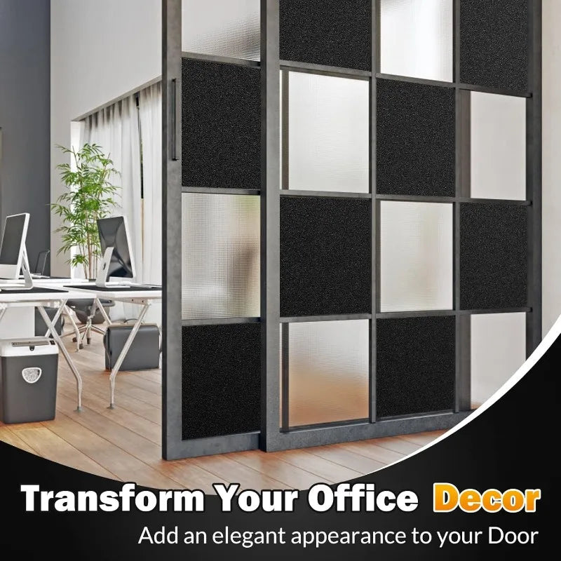 100% Blackout Window Film Removable Opaque Total Privacy & Sun Blocking Solution for Home Day Sleep Light Blocker