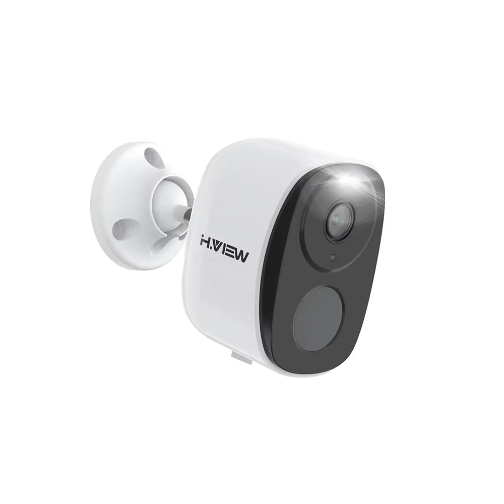 H.VIEW 2K 3MP WiFi Battery Powered Outdoor Security Camera With Spotlight