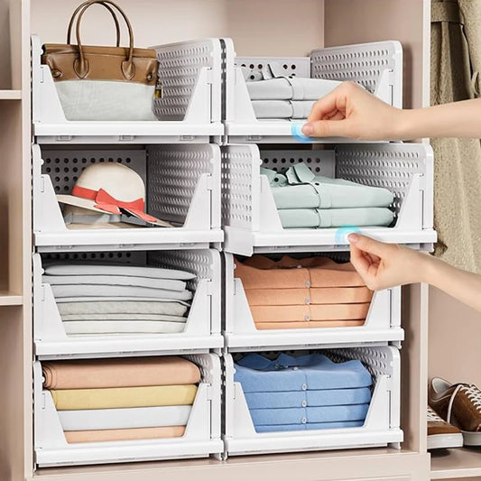 NONECN Wardrobe Storage Basket for Clothes and Toys