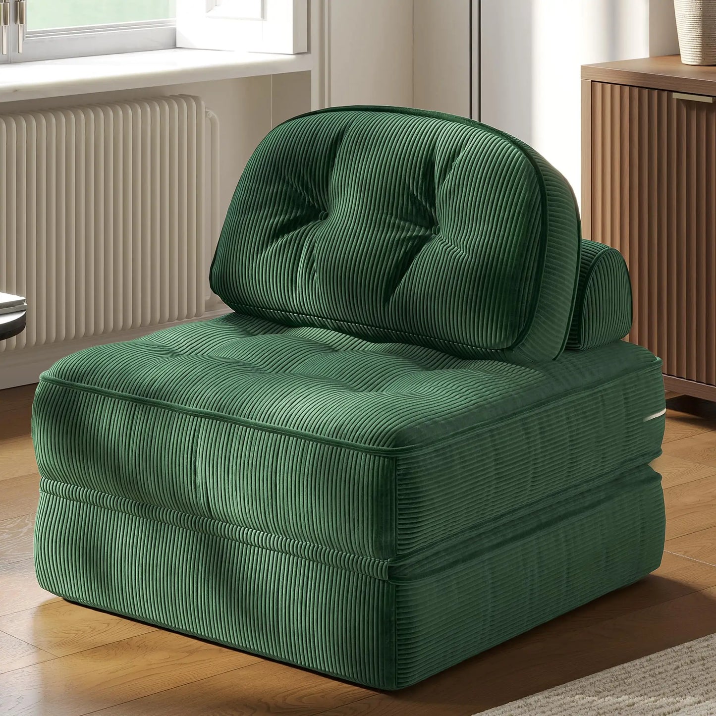 Dowinx Folding Sofa Bed With Pillow, Small Convertible Comfy Couch Bed For Adults Home Lounge And Gaming, Modern Comfortable Des