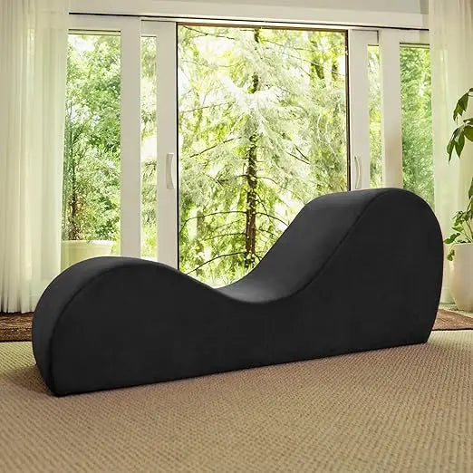 Sleek Chaise Lounge for Yoga and Relaxation at Home