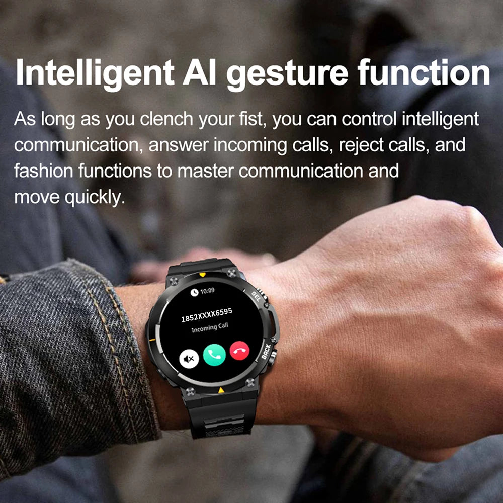 SENBONO MAX18 Smart Watch for Men AMOLED Screen AI GPT Bluetooth Call 410mAh Big Battery Fitness Tracker Men' Sport Smartwatch
