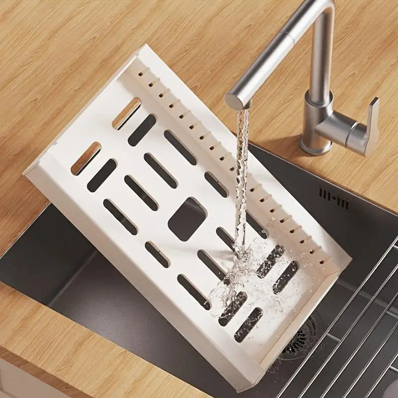Expandable Kitchen Pot Pan Organizer under Cabinet with 7 Adjustable Dividers Food Storage Container Lid Storage 1 Pack