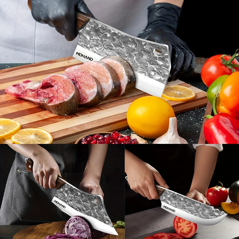 MDHAND Ultra Sharp 14pc Kitchen Knife Set With Cleaver
