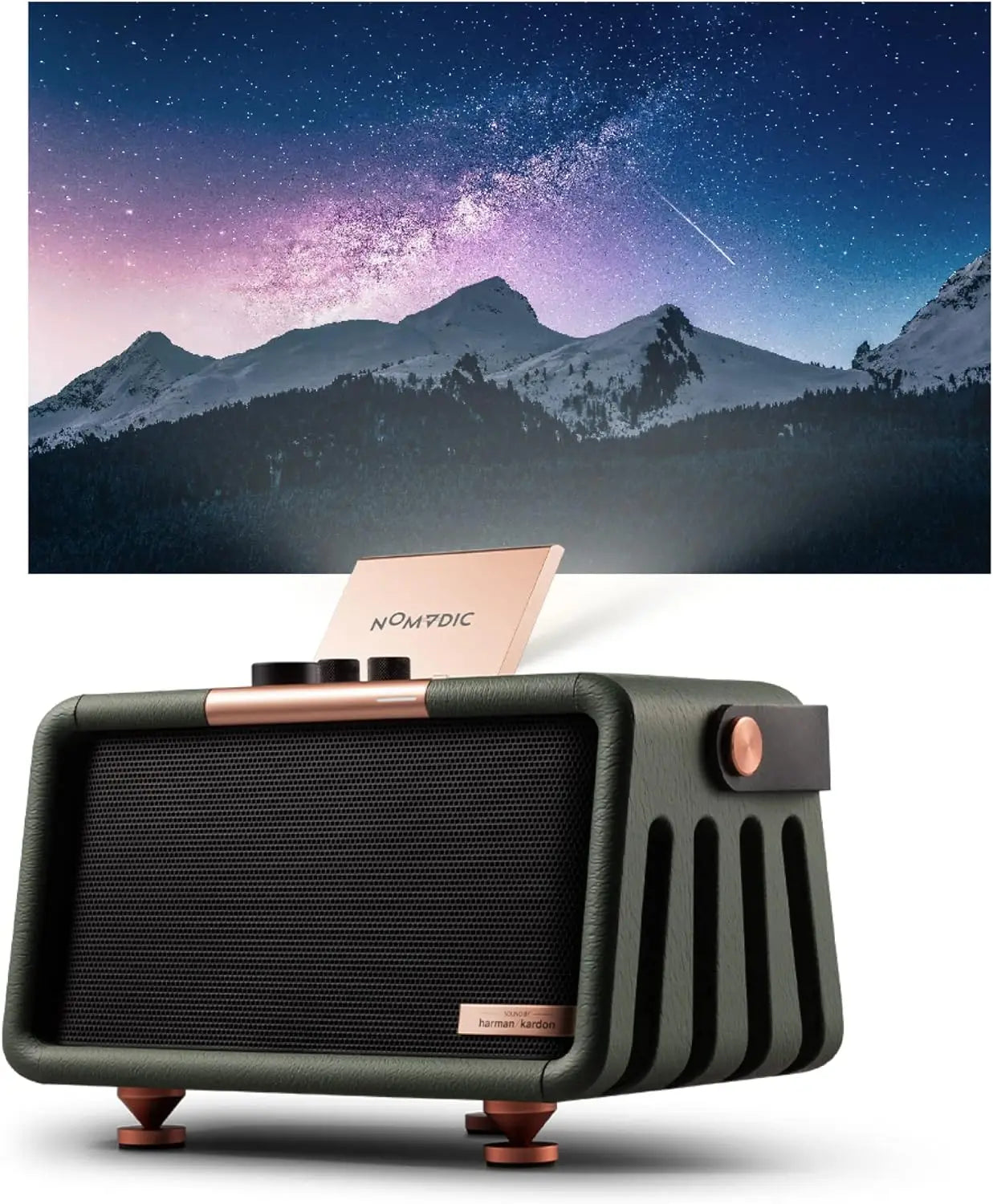 XMSJB X300 Outdoor Projector 1080P With WiFi Bluetooth Speakers