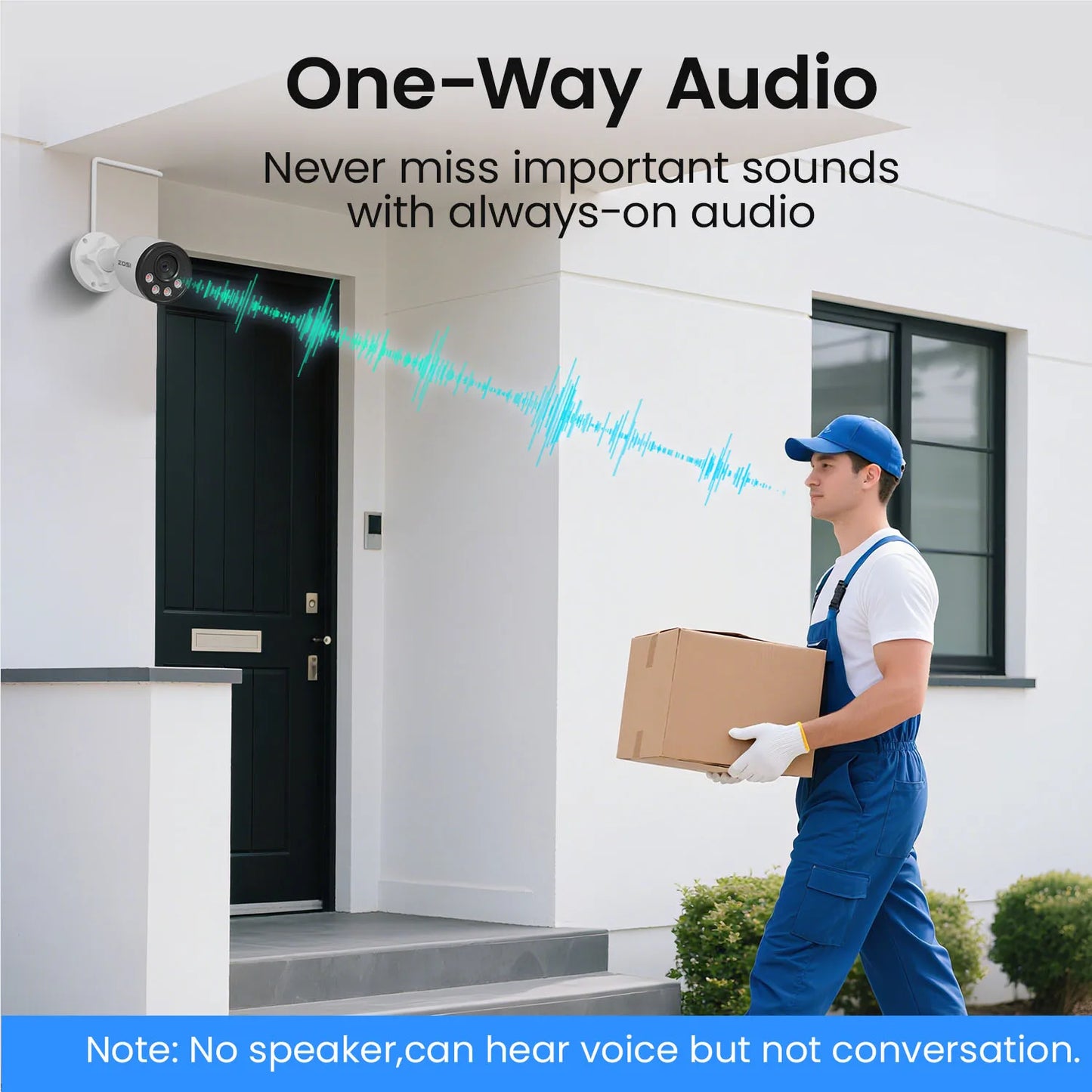 ZOSI 16CH 4K NVR Security System With 8MP PoE Cameras Outdoor Indoor