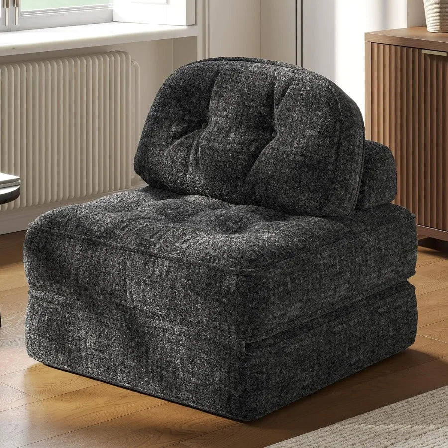 Dowinx Folding Sofa Bed With Pillow, Small Convertible Comfy Couch Bed For Adults Home Lounge And Gaming, Modern Comfortable Des