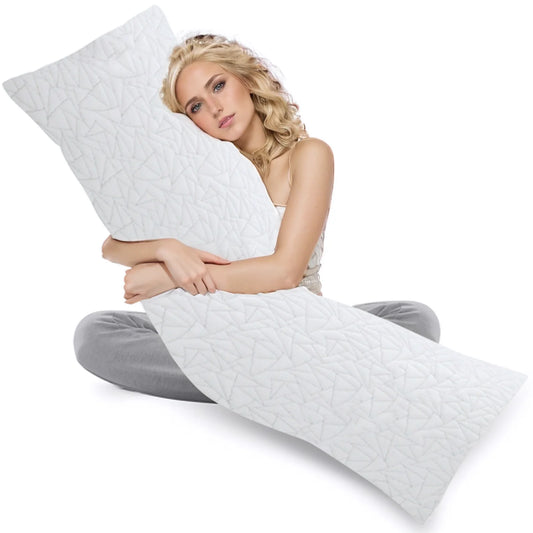Memory Foam Body Pillow For Adults Long Bed Pillow