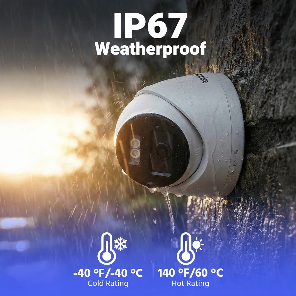 ANNKE 8CH 3K CCTV Surveillance System With Two Way Audio