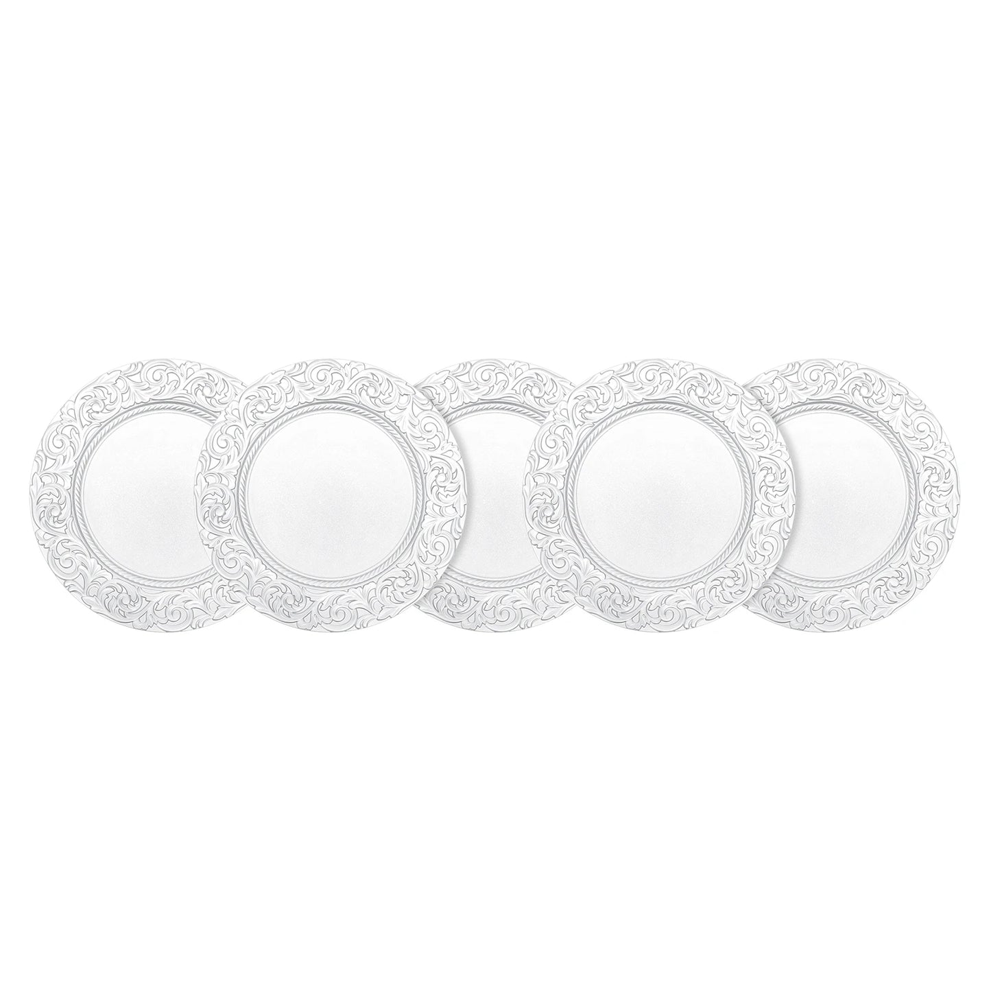 Charger Plates Set 100 Pieces for Wedding Party Decoration
