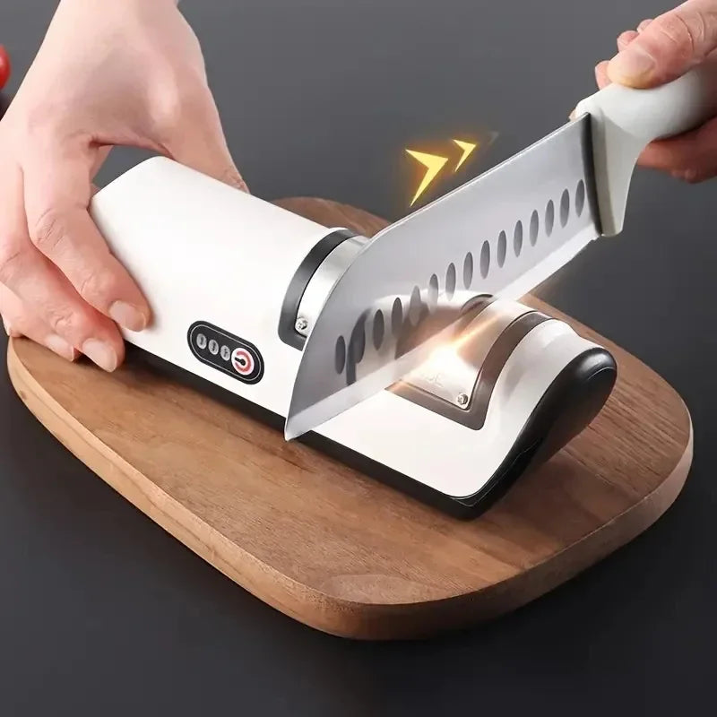 Automatic 4 Gear Multifunctional Electric Knife Sharpener for Professional Kitchen