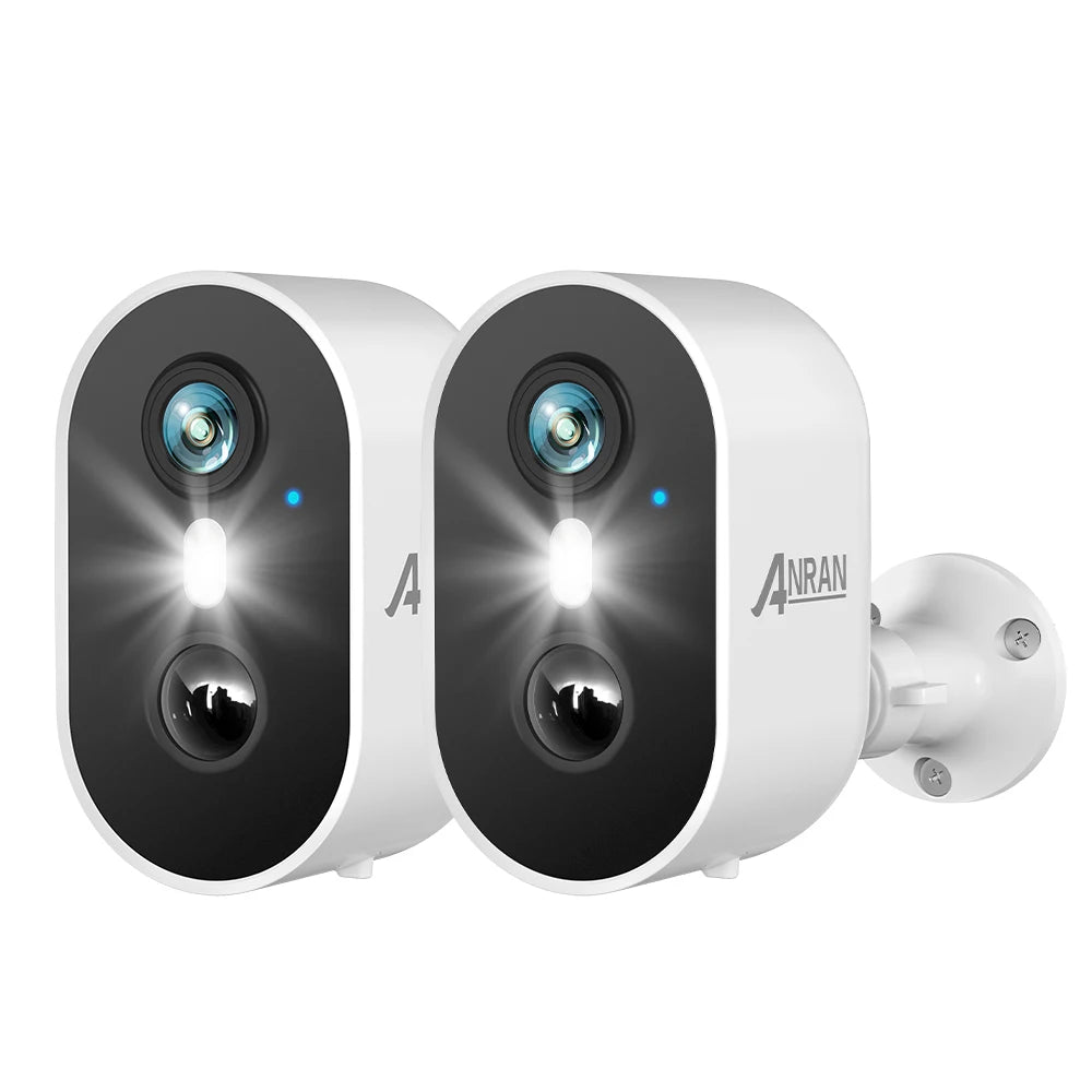 ANRAN 2K Rechargeable Battery Camera WiFi Security Cam