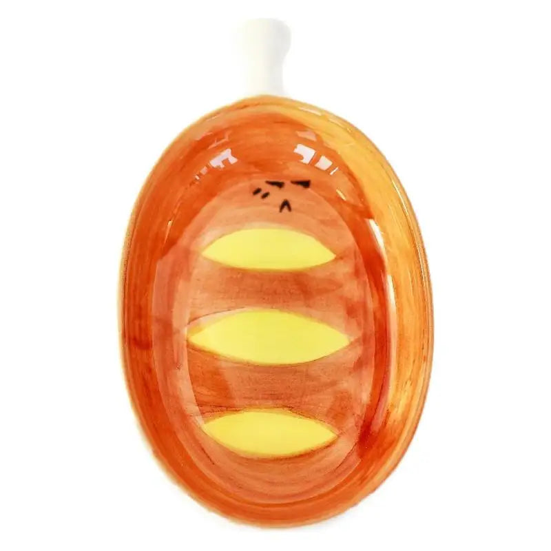 Ceramic Croissant Pattern Dessert Plate Cute Cartoon