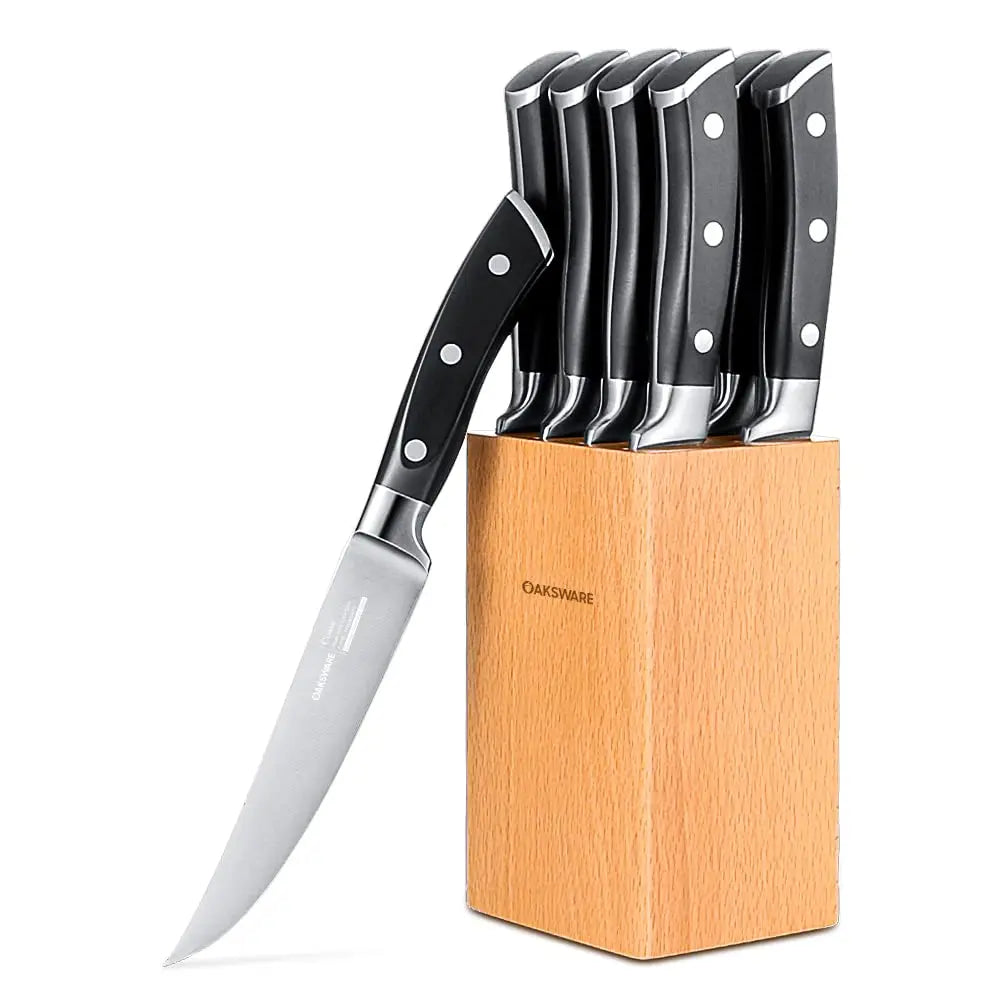 Steak Knives Set Of 8 Non Serrated German Stainless Steel