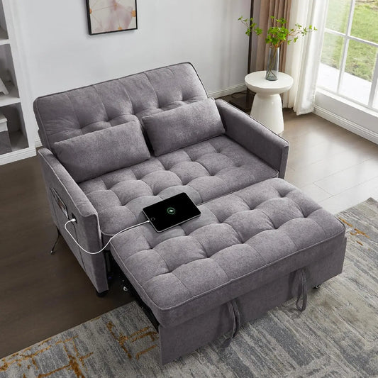 Convertible Sofa Bed Pull Out Couch Loveseat Sleeper