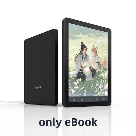 Bigme B6 ereader, 6-inch portable E-paper Ebook Reader, 300PPI 36-level front light electronic book, Android 14 with Google Play