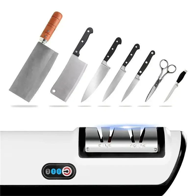 Automatic 4 Gear Multifunctional Electric Knife Sharpener for Professional Kitchen
